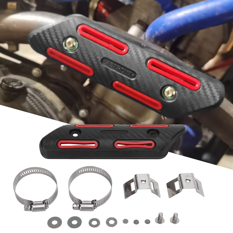 Exhaust Pipe Heat Protector ABS Universal Anti-scald Lightweight Stylish Design