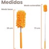 Timotech Set 2 Piezas Plumero de Microfibra con Mango Extensible,