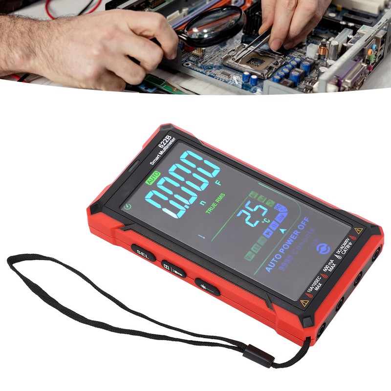 Digital Multimeter Kit Smart Touch Large Screen Rechargeable High Accuracy
