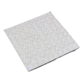100pcs Autoadhesivo de Goma Muebles pie Parachoques Puerta Muebles de Goma Transparente Parachoques Circular 8x2.5mm