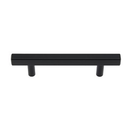 Utopia Alley Oslo Pull Handle - Decorative Cabinet Drop Pull Handles for Cabinets and Drawers - Finished Matt Black - Metal Drawer Pull Handle, 3.75" Center to Center (1)