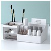 Makeup Organizer with Drawers,Subsky Make Up Storage Cosmetic Dressing Table Organiser Makeup Box with Drawerds for Dresser,Bedroom, Bathroom
