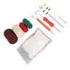 Hedgehogs Crochet Kit with Yarns Crochet Hook Stuffing DIY Learn