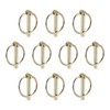 10 Pcs Lynch Pins, Metal Lock Cotter Pins Fasteners for