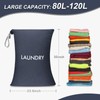 WiseBoy Laundry Bag, 23.6x35 inch Oversized Laundry Bags, Travel Laundry
