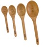 Cabilock Cooking Measuring Spoons Set 4pc Utensils Double-Scale for Coffee