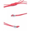 trendy Red String Saint Benedict Medal Bracelet Adjustable 6in-10in Religious