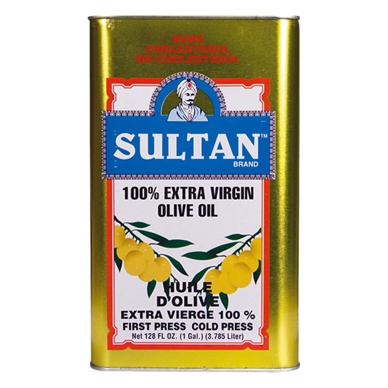 Sultan Mediterranean Extra Virgin Olive Oil (128 OZ/ 1 Gallon),
