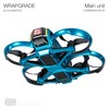 WRAPGRADE Skin Stickers Compatible with DJI Avata 2 (Caribbean Blue)