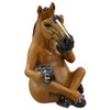 Whimsical Sitting Horse Eyeglasses Holder Stand - Fun Glasses Keeper