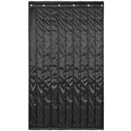 Large Sound Absorbing Blanket, 96"H x 54.3"W Sound Dampening Curtain, Reduce Noise and Blackout, Sound Absorption Sheet, Recording Studio Acoustical Treatments, 0.24" Thickness, Black