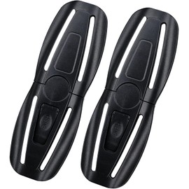 Paquete de 2 hebillas universales para el pecho del asiento del niño, hebilla de cinturón de seguridad de seguridad, bloqueo de pecho de carriola de repuesto para la tendencia de los niños, protector
