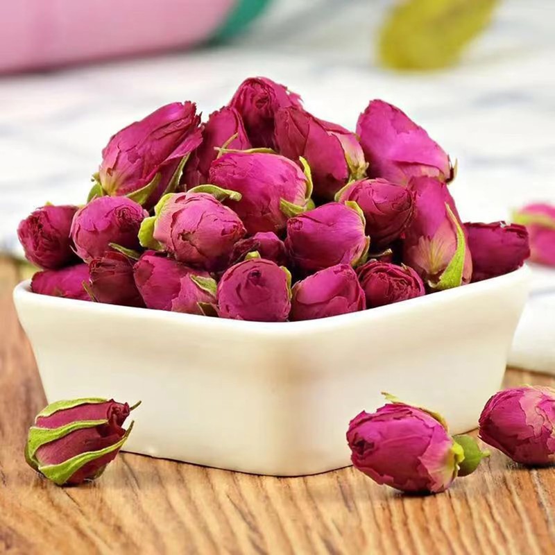 Red Rose Tea 150g Pingyin Dried Red Rosebud Flowers Bulk