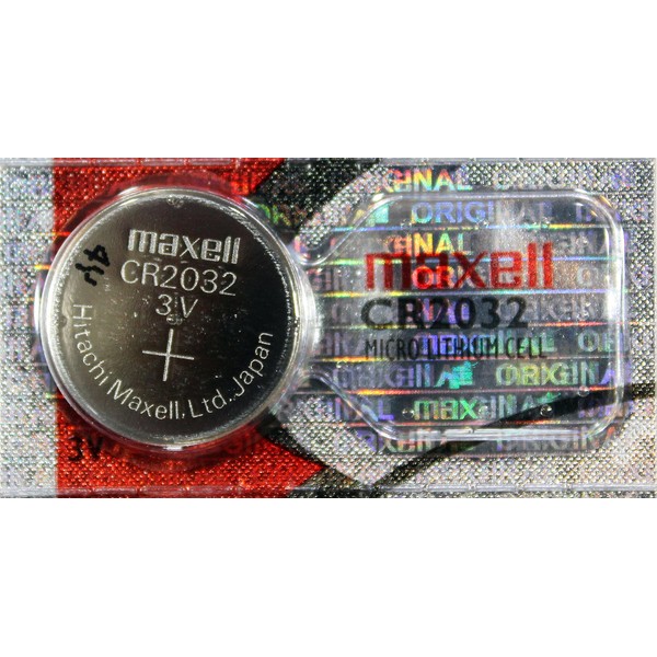 1x MAXELL CR2032 CR 2032-3V Lithium Button Cell Battery Batteries - Official Genuine Maxell
