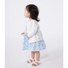 Petit Bateau A0CEP Cotton Knit Cardigan, white (off-white)