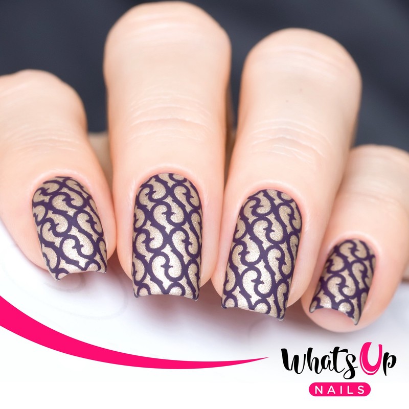Whats Up Nails - Thorns Vinyl Stencils for Nail Art