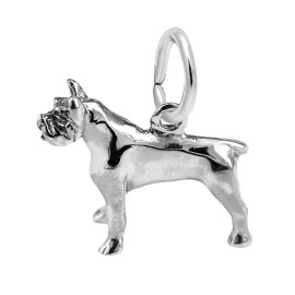 Rembrandt Sterling Silver Pitbull Dog Charm by Rembrandt