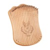 Mingzhe 17 String Lyre Harp Portable Solid Beech Wood Harp