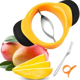 Mango Slicer/Peeler/Cutter/Splitter/Pitte with Stainless Steel Blade Fruit Large Mango Cutter Divider