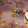 2 x Small Double Sided 10 Compartment Box - Fishing