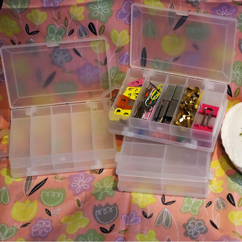2 x Small Double Sided 10 Compartment Box - Fishing