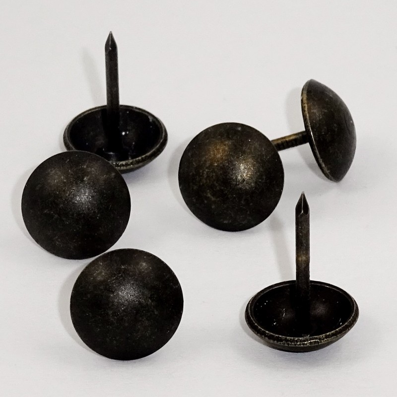 Decotacks Upholstery Tacks, Heavy Duty Furniture Nails 7/16" - 100