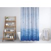 Tropik Home Extra Wide and Long Fabric Shower Curtain With