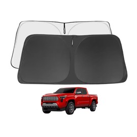 Tacoma Customized Windshield Sun Shade for 2016-2026 Tacoma SR/SR5/TRD Sport/TRD OffRoad/TRD Pro/Limited 2/4Dr Front Window SunShade Visor Protector Foldable Blocks UV Rays Keep Car Cooler Accessories