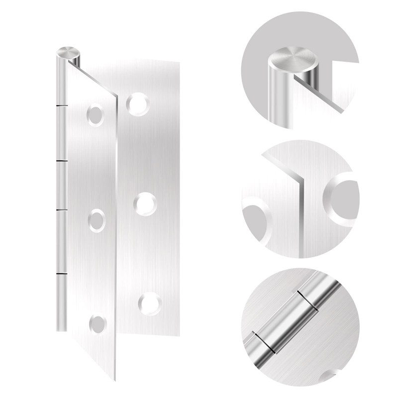 TamBee 20Pcs 3inch Folding Butt Hinges Cabinet Cupboard Closet Hardware