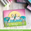 Lawn Fawn Swan Soiree 4”x6” Clear Stamp Set and Coordinating