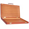Retro Wooden Painting Tool Storage Box Portable Drawing Oil Painting