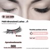 Republic Cosmetics Pestañas Postizas 3d Faux Mink A5-089 5 Pares
