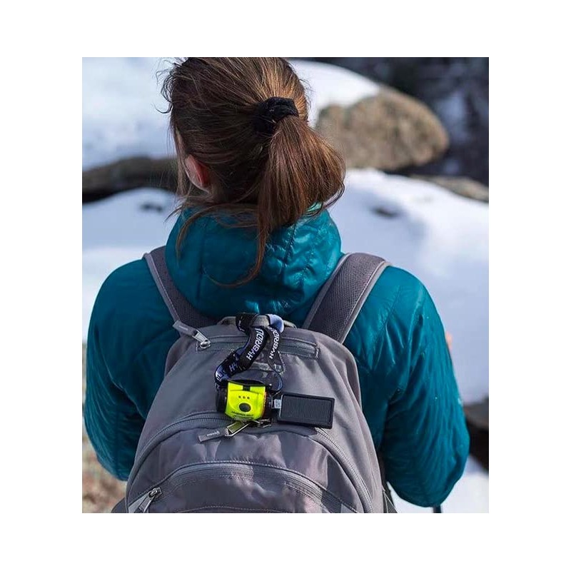 HYBRIDLIGHT Solar/Rechargeable 75 Lumen LED Head Lamp with Detachable Compact