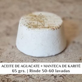 Nativa 5 | Shampoo Sólido de Manteca de Karité con Aceite de Aguacate | Hidrata y fortalece el cabello, promueve la regeneración capilar | Enriquecido con Aloe Vera | Sin Sulfatos ni Parábenos | 65gr