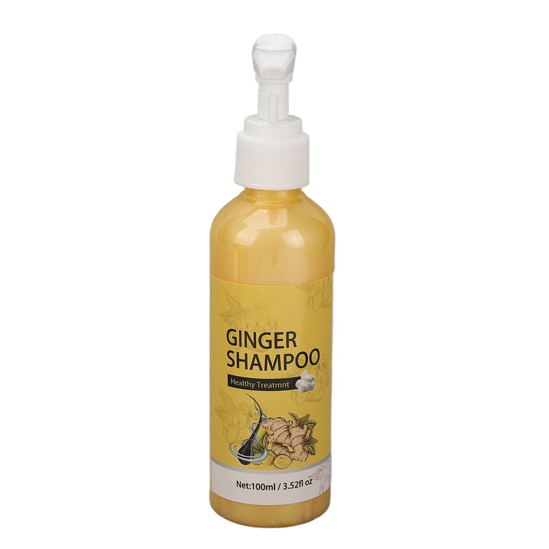 100ml Ginger Hair Regrowth Shampoo Dandruff Removal Itching Relief Deep