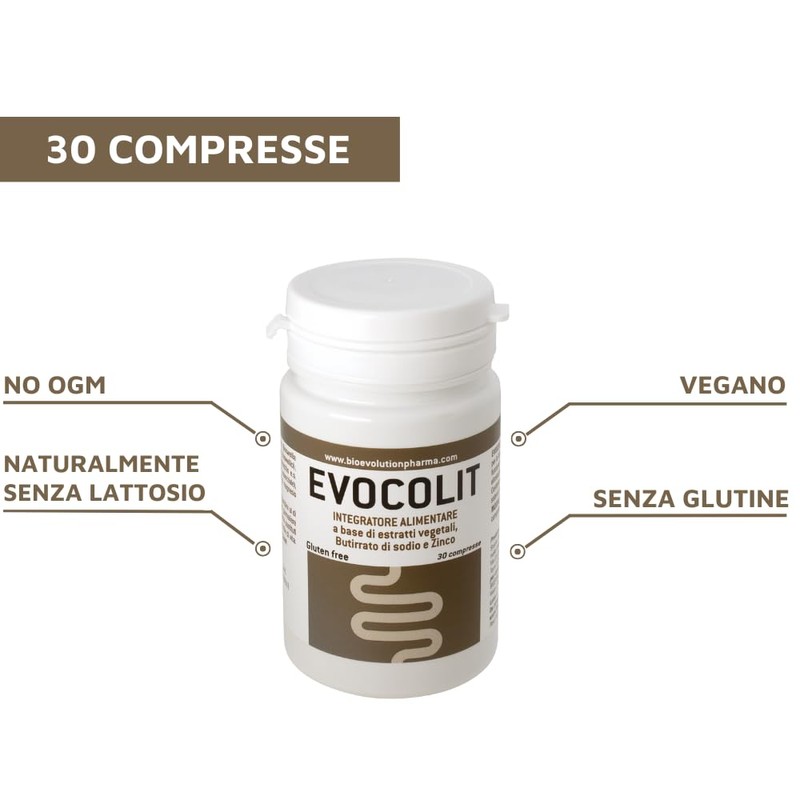 EVOCOLIT - Dietary Supplement for Digestive Functions, for Regular Intestinal