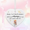 Best Friend Ornamen,Acrylic Best Friend's Forever Keepsake Heart,Encouragement Gifts for