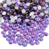 NCB Nancybeads 3000pcs Flatback Round Glass Nail Art Rhinestones Crystal