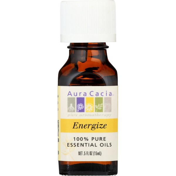 Aura Cacia Pure Essential Oils Energize 0.5 Oz