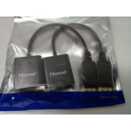 Moread DisplayPort To VGA Adapter 2-pack