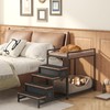 Saudism Pet Bunk Bed with Removable Stairs and 2 Drawers,