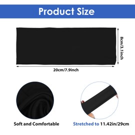Gjinxi Headbands for Kids, 2PCs Cooling Sports Headband Kid Sweat Band for Football Soccer Baseball Karate Running, Elastic Sweatbands for Girls Boys Kids Workout Athletic Accessories