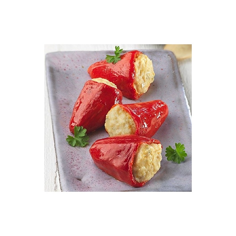 Whole Piquillo Spanish Roasted Red Peppers 390g