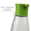EIKS 2 Set Glass Cruet Bottles Dispenser for Olive Oil