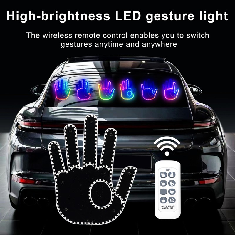 Goodream RGB LED Glow Hand Gesture Light for Car Truck