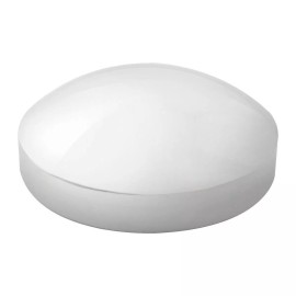 grand general stainless steel rear hub cap universal 8"  3'' sides peterbilt kenworth 20025