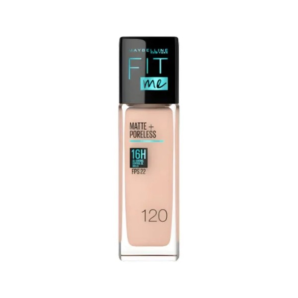 Base De Maquillaje Maybelline Fit Me 22fps Matte Tono 120
