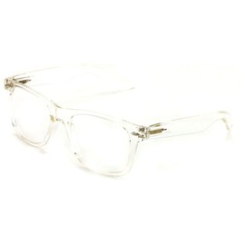 V.W.E. 2 Pairs XL Large Reading Glasses - Oversized Wide Fitment Clear Lens - Powers From 1.00 to 6.00 Readers (2 Clear, 2.75, x)