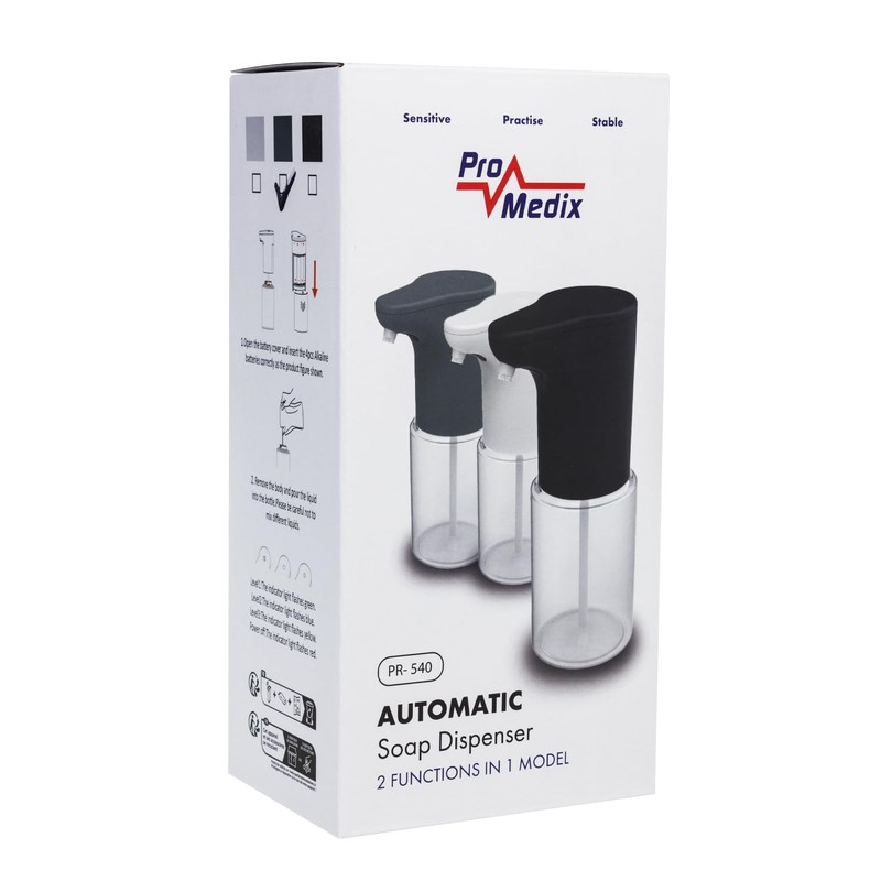 ProMedix Automatic Soap Dispenser 300 ml with Infrared Sensor, Automatic