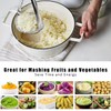 Potato Masher, Potato Masher Heavy, Non-Stick Potato Ricer, Stainless Steel